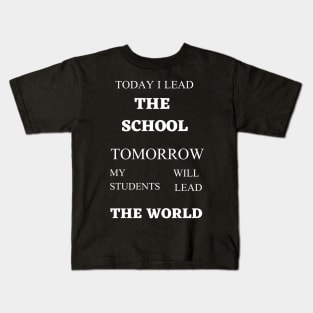 Best Gift Idea for School Principal on Birthday Kids T-Shirt